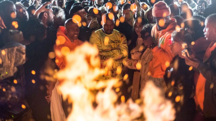 Kanye West campfire
